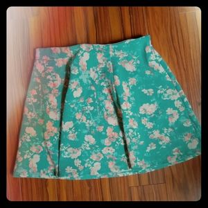 Floral Skater Skirt